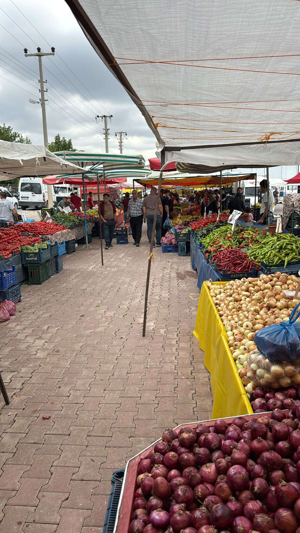 Konya’da pazar bereketi başladı! Tezgahlar renklendi, fiyatlar değişti 3